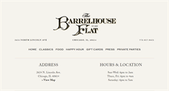 Desktop Screenshot of barrelhouseflat.com